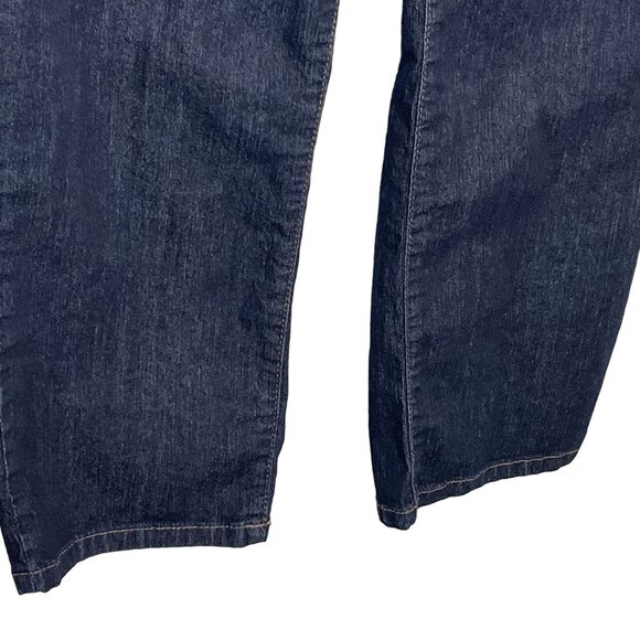 Style & Co Dark Wash Straight Leg Jeans Size 14 L Stretch Denim - Picture 6 of 11